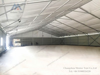 Tente de sport à cadre en aluminium de gros robuste pour chapiteau de tentes de stockage d'entrepôt de court de tennis à pagaie à vendre