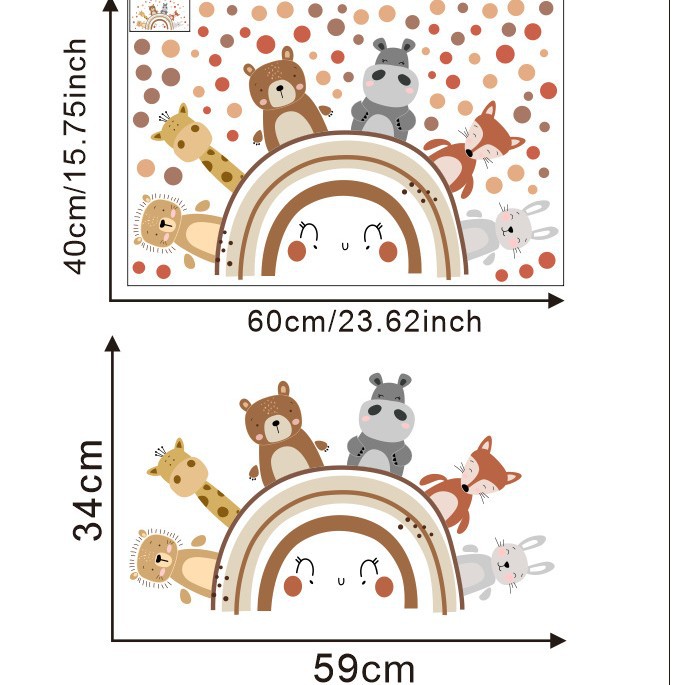 Pegatina de PVC de dibujos animados