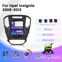 Radio Vertical Tesla 2008-2013 Buick Regal Opel Insignia IPS HD Inalámbrico CarPlay DSP AHD Cámara Trasera 4G WiFi Android GPS Unidad Principal