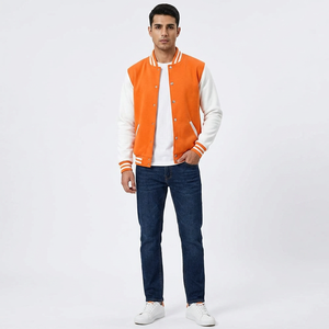 Chaqueta Varsity de Cuero Personalizada de Alta Calidad para Hombre, Diseño Moderno para Uso en Exteriores en Invierno - Product Image 1