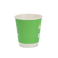 Vente en gros de gobelets à café jetables biodégradables en papier de qualité alimentaire certifié FSC, imprimés sur mesure, inodores