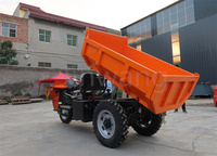 Camion à benne basculante diesel Jinwang de 2 tonnes, mini-dumper, tricycle à benne basculante, mini-dumper à 3 roues