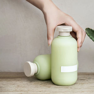 200ml 300ml 500ml Customized Design Soft Touch Screw Cap PET Plastic Silk Screen Printed Packaging Body Lotion Shampoo <strong>Bottle</strong> - Product Image 1