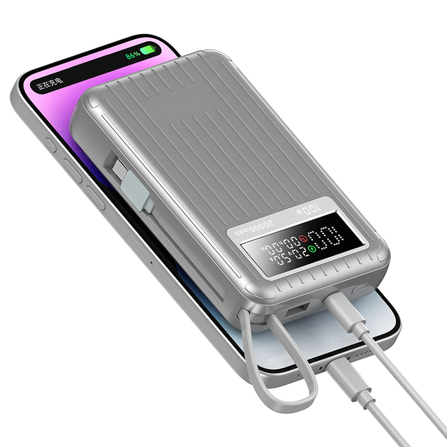 New Large Capacity Laptop Power Bank All in One 20000mAh 2025 Trending Product Super Fast Charge 100W Power Banks