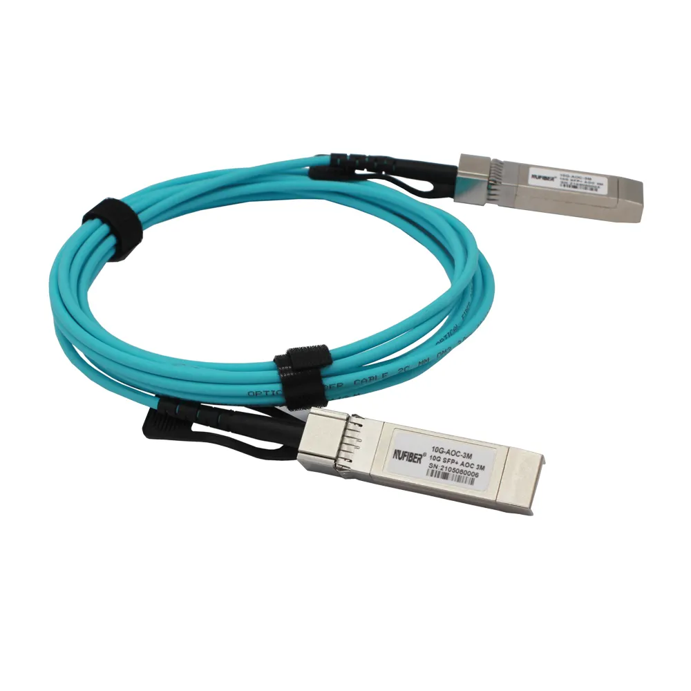 10G SFPAOCケーブル1m 2m 3m 5m 7m10mアクティブ光ケーブルモジュールSFPからSFP10GAOCはJuniper/MikroTikと互換性があります