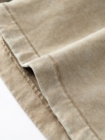 Ensemble vintage pour homme en tissu épais délavé à l'acide, t-shirt oversize et short, ensemble streetwear 2 pièces pour homme