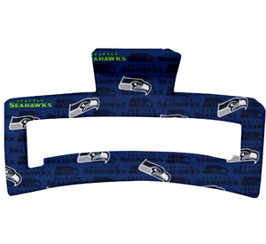 Pinza de Pelo con Diseño Personalizado de Alta Calidad al por Mayor para los <span class=keywords><strong>Seattle</strong></span> Seahawks, Accesorio Promocional para Uso Diario y Fiestas - Product Image 3