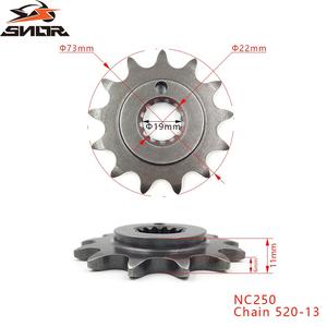 SNOR Pignon avant de moto haute résistance NC250, pignon d'entraînement 520 13T 14T pour moteur ZONGSHEN NC250 KAYO BSE - Product Image 5