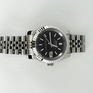Montre automatique mécanique pour homme Seiko, style minimaliste, cadran noir, résistance à l'eau 5 BAR, mouvement NH35 - Product Image 2