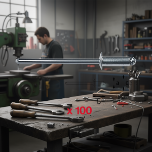 Rivets 995 en acier allié Al, rivets aveugles, paquet de 100 - Product Image 3