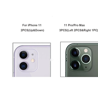 Verre de protection d'objectif de caméra arrière pour iPhone 17 Pro Max Air 16 Plus 15 14 13 12 Mini 11 16 Pro Max X Xs Max