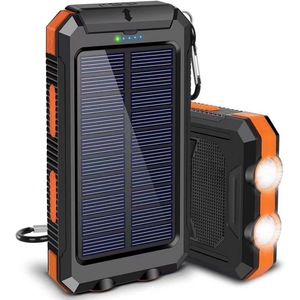 Para <span class=keywords><strong>Amazon</strong></span> Tkte de alta capacidad 20000mAh Banco de energía <span class=keywords><strong>solar</strong></span> a prueba de agua con brújula 10W de potencia de salida para teléfonos móviles - Product Image 4