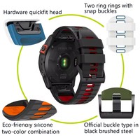 Für Garmin Armband 26mm Quick Fit Smart Uhren armbänder Fenix 7Xpro Fenix5X 6X 7X Silikon armband 26mm