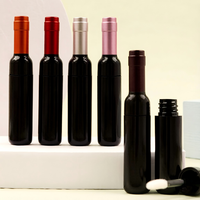 En stock: Material de embalaje de plástico para tubos de lápiz labial cosmético, estilo coreano, DIY, mini botella de vino original, 5ml