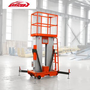 CE ISO Mobiler Personenlift Arbeitsbühne Skylift Doppelmast Aluminiumlegierung Stabile Erhöhte Arbeitsplattform - Product Image 6