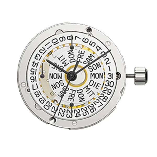 Luxus mechanisches Uhrenwerk ETA 7750 Herren automatikwerk mit Datum und Tag 2 Zeiger 54 Stunden