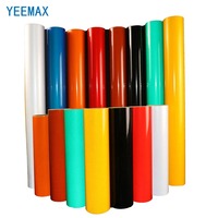YEEMAX 3200 5100 Lámina de Vinilo PET Autoadhesiva Reflectante de Microesferas de Vidrio, Grado Publicitario, Corte por Plotter, Seguridad Vial Temporal