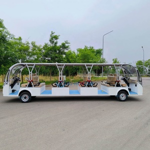 Nuevo Autobús Turístico Eléctrico de 23 Asientos, de Doble Cabina, para Parques y Atracciones Turísticas, Operado con Batería Eléctrica, en Venta - Product Image 5