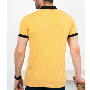 เสื้อโปโลแขนสั้นผู้ชายสีขาวคลาสสิกพร้อมกระดุมแบบดั้งเดิม - Product Image 3