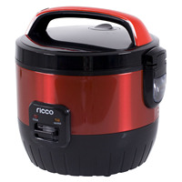 Nouvelle Conception de Cuiseur à Riz 1,8L, Cuiseur à Riz Rouge en Acier Inoxydable