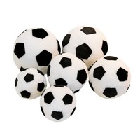 Peluche de ballon de football douce et mignonne, jouet en peluche noir et blanc pour la décoration de la maison, cadeau pour enfants, vente en gros