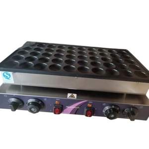 Machine à mini-crêpes électrique à double tête haute performance pour poffertjes - Product Image 1