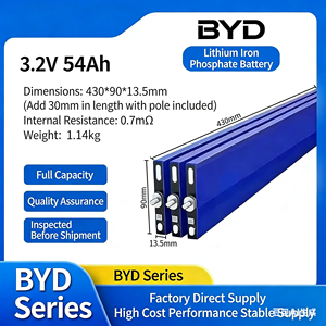 <span class=keywords><strong>Batterie</strong></span> LiFePO4 Blade personnalisable 3.2V 54Ah, cellule <span class=keywords><strong>de</strong></span> <span class=keywords><strong>batterie</strong></span> <span class=keywords><strong>de</strong></span> qualité A, <span class=keywords><strong>batterie</strong></span> LFP pour stockage d'énergie industriel, approvisionnement direct d'usine, UPS - Product Image 1