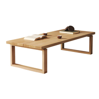 Table de salle à manger rectangulaire en bois massif de style moderne ensemble combiné de chaises de table basse de salon pour la cuisine à usage domestique