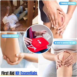 Pansements Adhésifs Papillons pour Plaies, Kits de Fermeture d'Urgence pour Grandes Lacérations, Bandages pour Soins de Grandes Plaies - Product Image 2