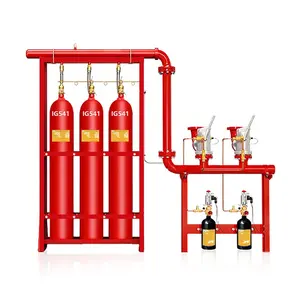 Kualitas tinggi Ig541 kelompok botol agen pemadam api 90L/15Mpa untuk gudang