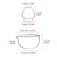 Ensemble Matcha Vert Dégradé Fait Main avec Fouet en Bambou, Bol à Thé en Céramique à Bec Verseur Facile à Verser, Chawan en Porcelaine Personnalisable avec Logo, Thé Écologique