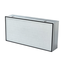 Unit Filter HEPA H14 FFU Sistem Pasokan Udara Modular Plafon untuk Laboratorium Semikonduktor, Aliran Udara Laminar, Pemurnian HVAC