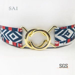 新しいスタイルのファッションポリエステルテープウエストベルト弾性バンド - Product Image 1