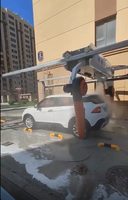 An Eco-friendly Touchless Car Washer That Saves Water with High-pressure Jets and a Smart Recycling System.