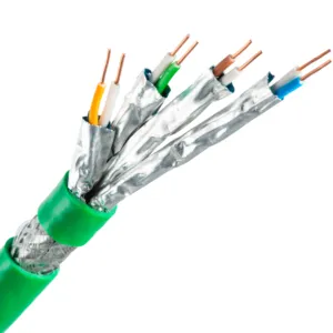 顶级质量4prs 23awg Cat6a Cat7 utp SSTP S/FTP cat7电缆1000英尺