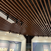 Foshan Fabricant Plafond en métal Déflecteur en aluminium Ondes Plafond Plafond intérieur Matériau avec CE