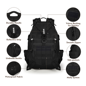 Mochila <span class=keywords><strong>de</strong></span> asalto táctico Adventure Hunting Paquete <span class=keywords><strong>de</strong></span> 40 <span class=keywords><strong>litros</strong></span> para hombres Bug Out Paquete <span class=keywords><strong>de</strong></span> 3 días para senderismo Camping Viajes Caza <span class=keywords><strong>Trekking</strong></span> - Product Image 5