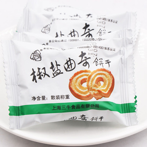 Sanniu hạt tiêu mặn hương vị bánh quy bánh quy 500g Túi Quà Tặng bao bì đồ ăn nhẹ kỳ lạ thực phẩm Trung Quốc - Product Image 1