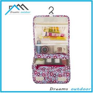 Muestra Gratis, Bolsa de Maquillaje Colgante de Gran Capacidad, Organizador de Viaje de Nailon, Estuche de Maquillaje, Bolsa de Cosméticos para Mujeres y Hombres - Product Image 5