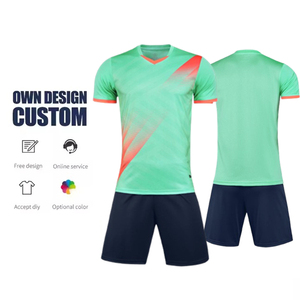 Maglia da <span class=keywords><strong>Calcio</strong></span> Personalizzata in Poliestere con Stampa a Trasferimento Termico, Stile <span class=keywords><strong>Top</strong></span>, Uniforme da Allenamento per Uomo, Estiva, ad Asciugatura Rapida, Traspirante, con Scollo a V - Product Image 6