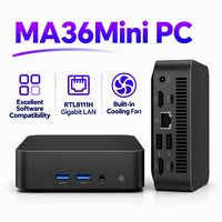 PC Mini Gaming Kompak Custom OEM Core I3 6100U 8 16GB 256 512GB Dual HD-MI Display WiFi 6 Win10/11 Komputer Desktop untuk Kerja