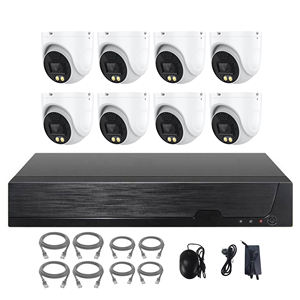 Sistema de Cámara de Seguridad CCTV Tuya 8MP <span class=keywords><strong>4K</strong></span> para el Hogar, Detección de Personas/Vehículos, Kit <span class=keywords><strong>NVR</strong></span> Poe con Cámara Domo IP de 8MP, Grabación 24/7 - Product Image 1