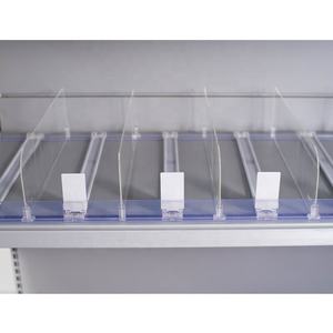 Vente directe usine : Organisateur de bouteilles en plastique transparent avec système de poussée à ressort réglable - Product Image 4