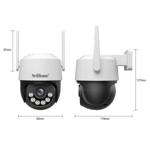 Vente en gros <span class=keywords><strong>Srihome</strong></span> SH072 8MP extérieur AI caméra de sécurité WiFi sans fil à suivi automatique - Product Image 2