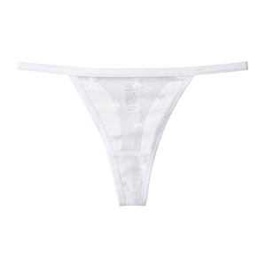 Tanga de malla transparente para mujer con bordado de corazón, tirantes finos, cintura baja, bragas sexys, entrepierna de algodón transpirable, ropa interior tipo G-string para damas. - Product Image 4