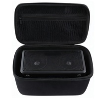 Étui de rangement rigide pour haut-parleur Bluetooth d'extérieur, sac de transport en EVA résistant aux chocs avec poche en filet intégrée pour appareils audio portables