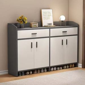 Mueble zapatero para recibidor, armario de almacenamiento de gran capacidad para el hogar, mueble de almacenamiento sencillo de varias capas para la entrada. - Product Image 1
