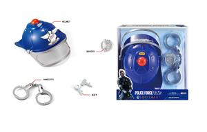 Jeux de simulation d'<span class=keywords><strong>équipement</strong></span> de <span class=keywords><strong>police</strong></span>, jouets armés de couleur bleue pour enfants pour jouer à des rôles - Product Image 4