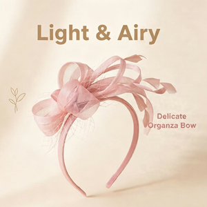 Promotion : Serre-tête Fascinator Vintage en Maille et Plumes, Coiffe de Mariée Européenne pour Mariage, Tea Party, Église, Kentucky Derby - Product Image 3