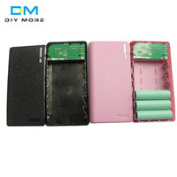 4x6x18650 boîte de rangement de Charge de batterie 5V 2a double USB bricolage boîtier de banque d'alimentation pour Android Interface Micro USB pour téléphones intelligents